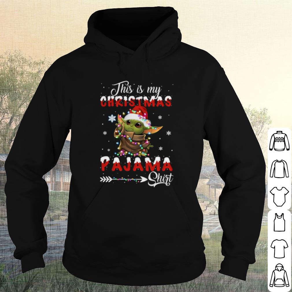 a22f87da best baby yoda this is my christmas pajama shirt christmas light shirt 4 - Best Baby Yoda This is my Christmas Pajama shirt Christmas light shirt