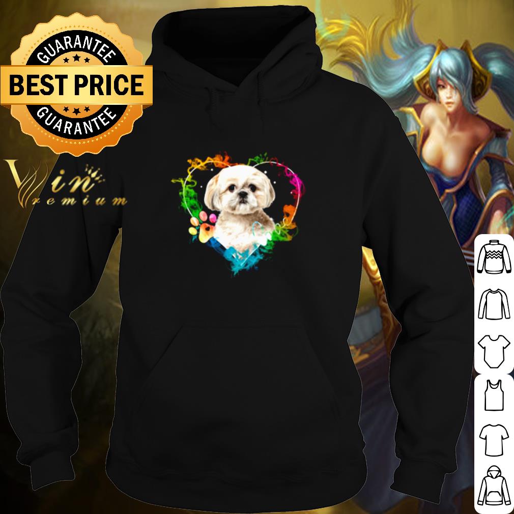 b60610c6 top shih tzu heart color shirt 4 - Top Shih Tzu Heart Color shirt