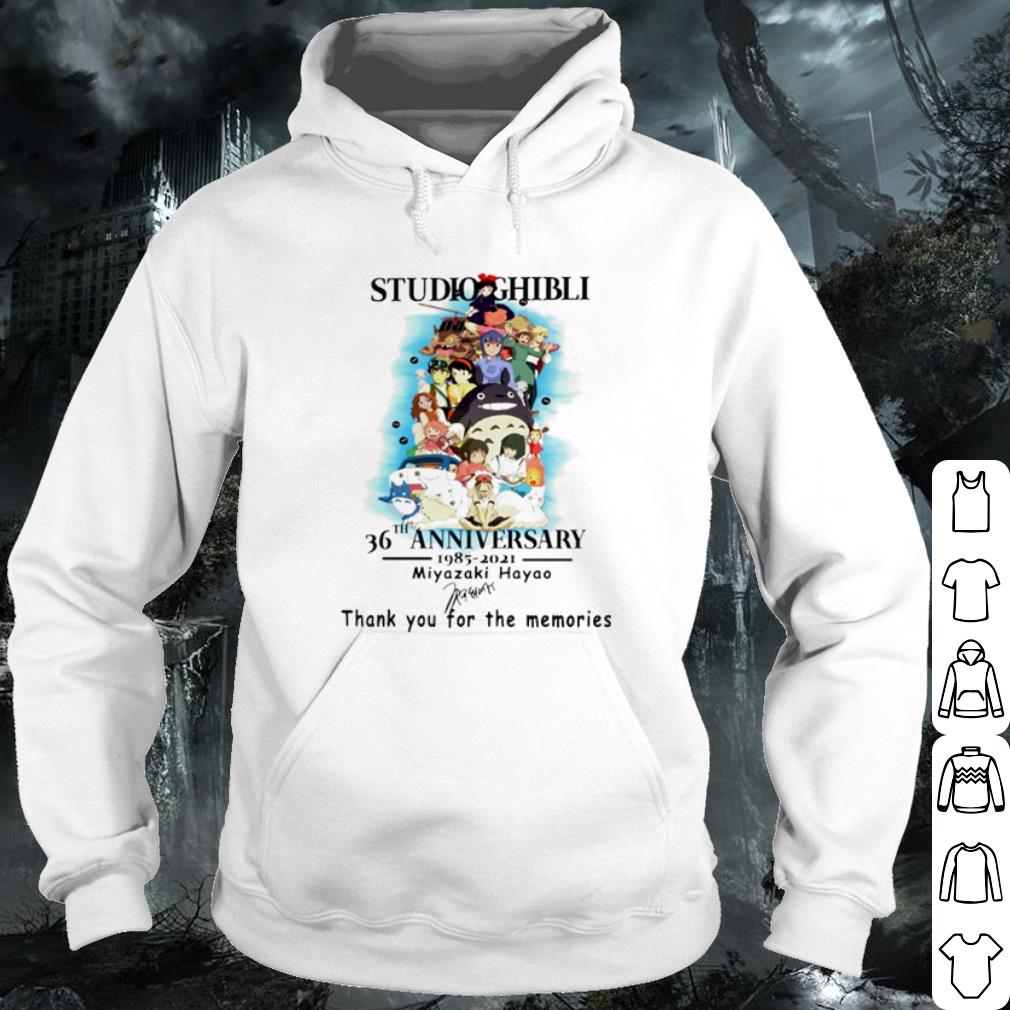 b9c510d0 best studio ghibli 36th anniversary 1985 2021 thank you for the memories shirt 4 - Best Studio Ghibli 36th Anniversary 1985 2021 thank you for the memories shirt