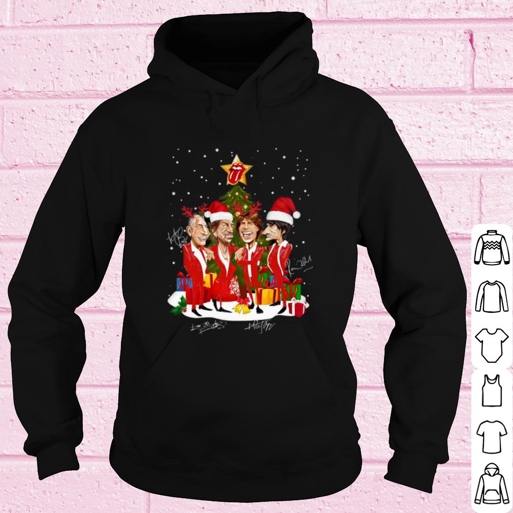 c65f1295 official santa rolling stones chibi merry christmas signature shirt 4 - Official Santa Rolling Stones Chibi Merry Christmas Signature shirt