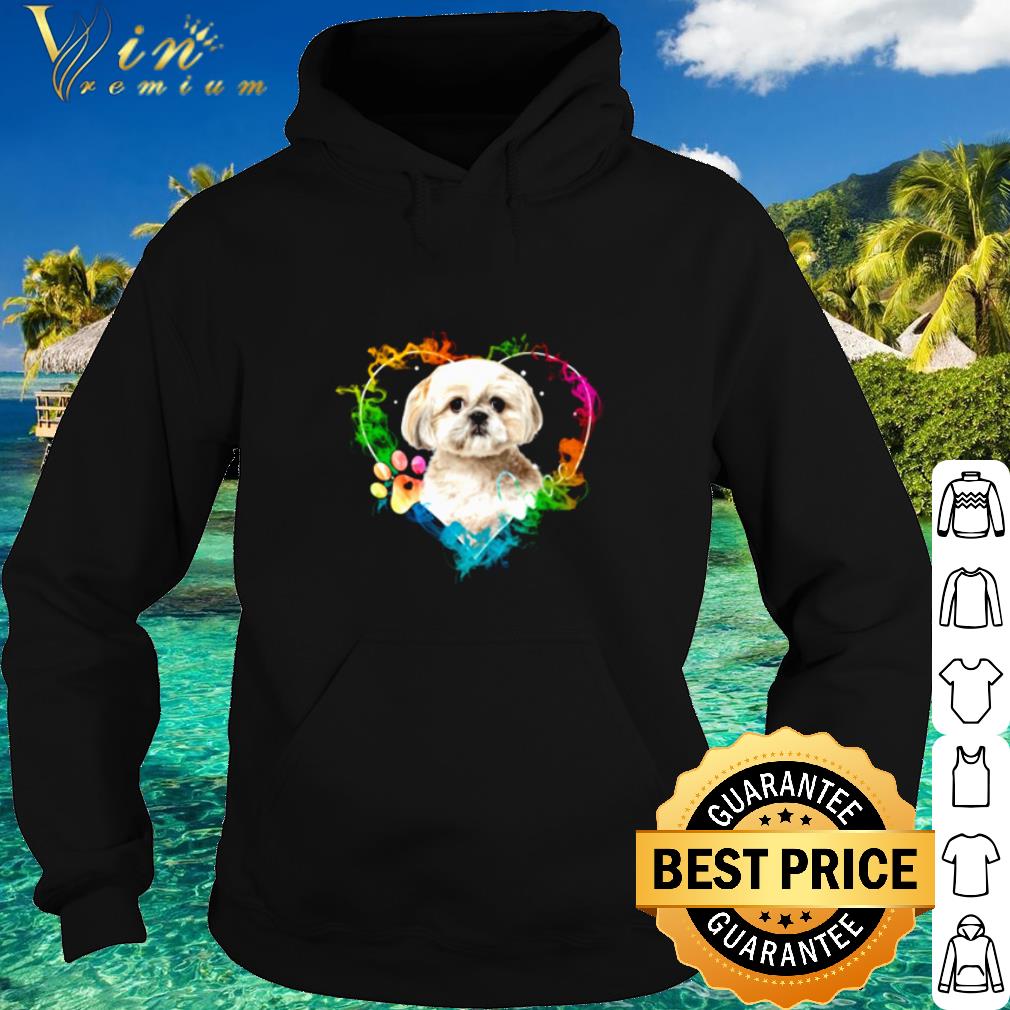 d2da4ee1 premium shih tzu heart color shirt 4 - Premium Shih Tzu Heart Color shirt