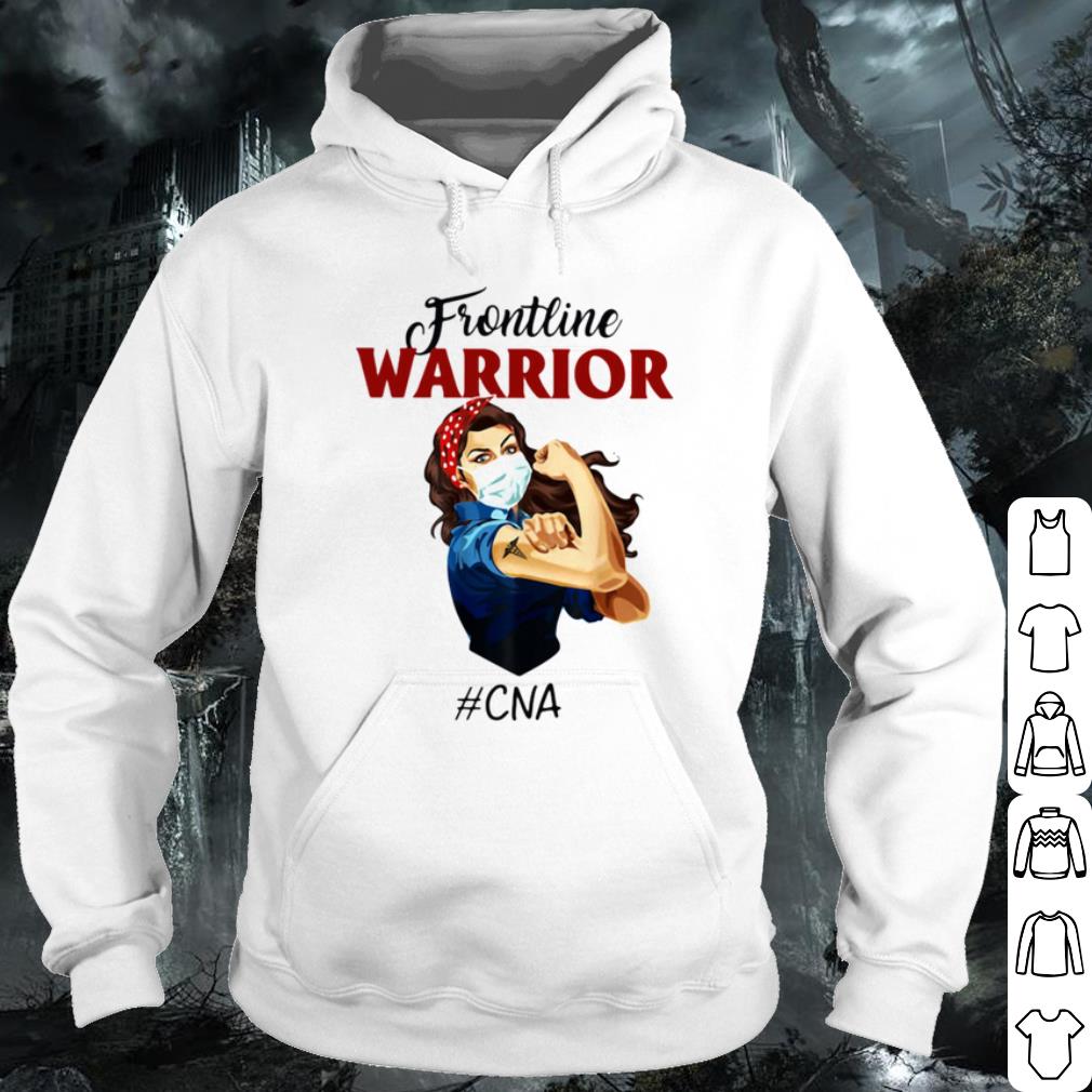 daa9587d best frontline warrior cna strong girl face mask shirt 4 - Best Frontline Warrior #CNA Strong Girl Face Mask shirt