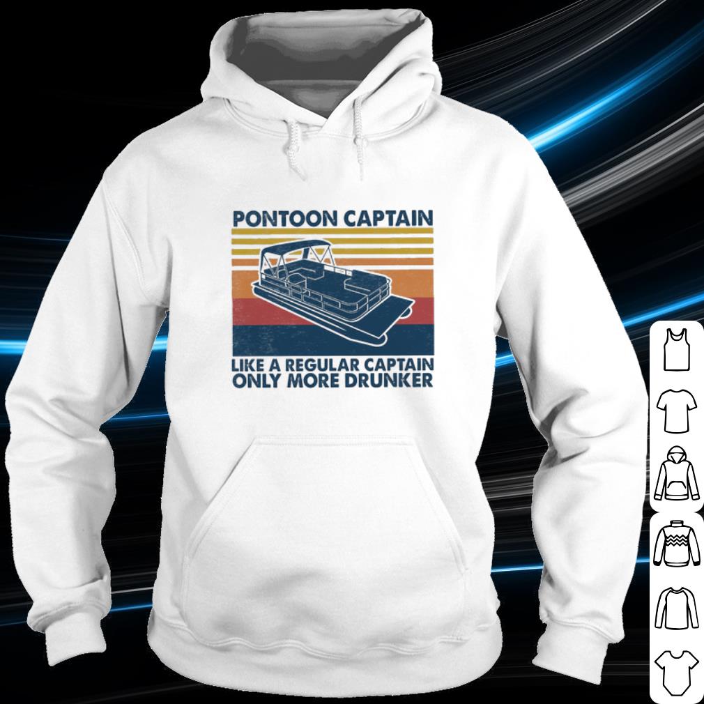 f1b35121 official vintage pontoon captain like a regular captain only more drunker shirt 4 - Official Vintage Pontoon Captain Like a Regular Captain Only More Drunker shirt