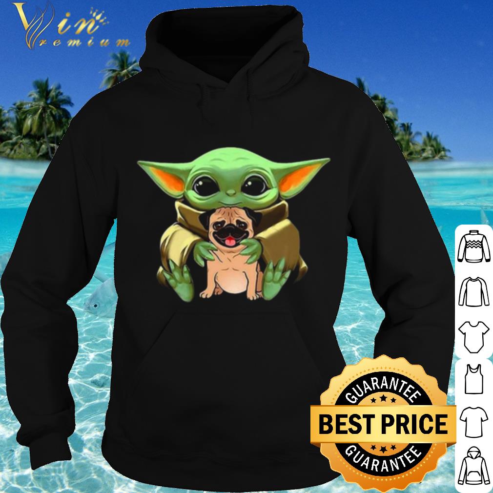 109d652f best baby yoda hug pug dog shirt 4 - Best Baby Yoda Hug Pug Dog shirt