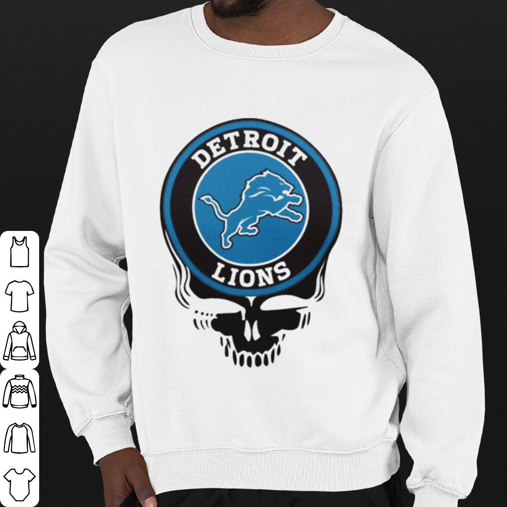 304f696b best detroit lions nfl football skull shirt 4 - Best Detroit Lions Nfl Football Skull shirt