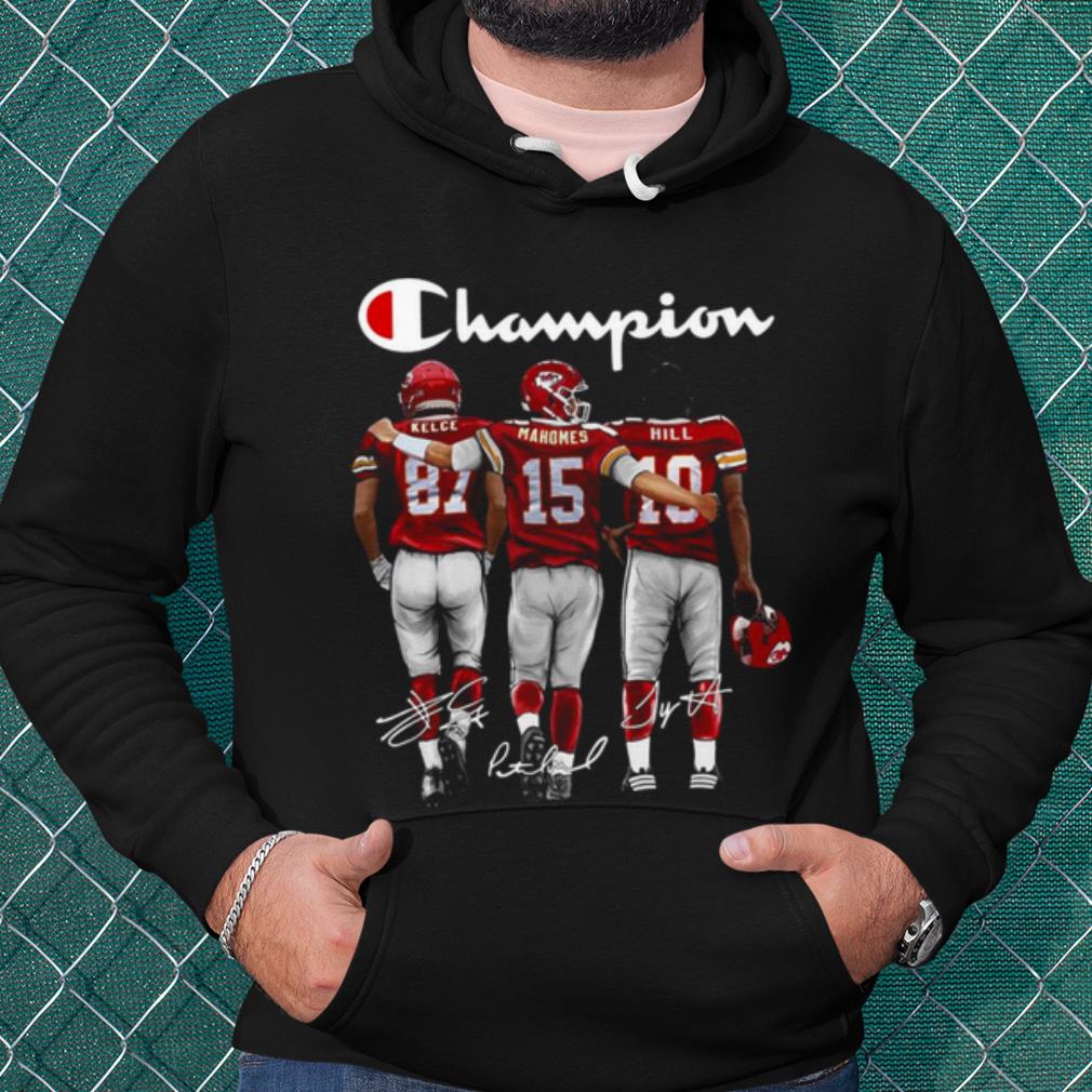 455d95cd best champion kansas city chiefs kelce mahomes and hill signatures shirt 4 - Best Champion Kansas City Chiefs Kelce Mahomes and Hill Signatures shirt