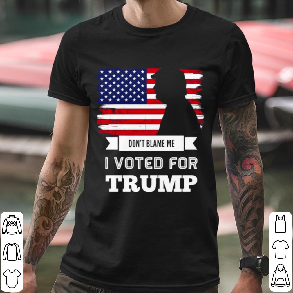 58314935 nice don t blame me i voted for trump flag shirt 4 - Nice Don't Blame Me I Voted For Trump Flag shirt