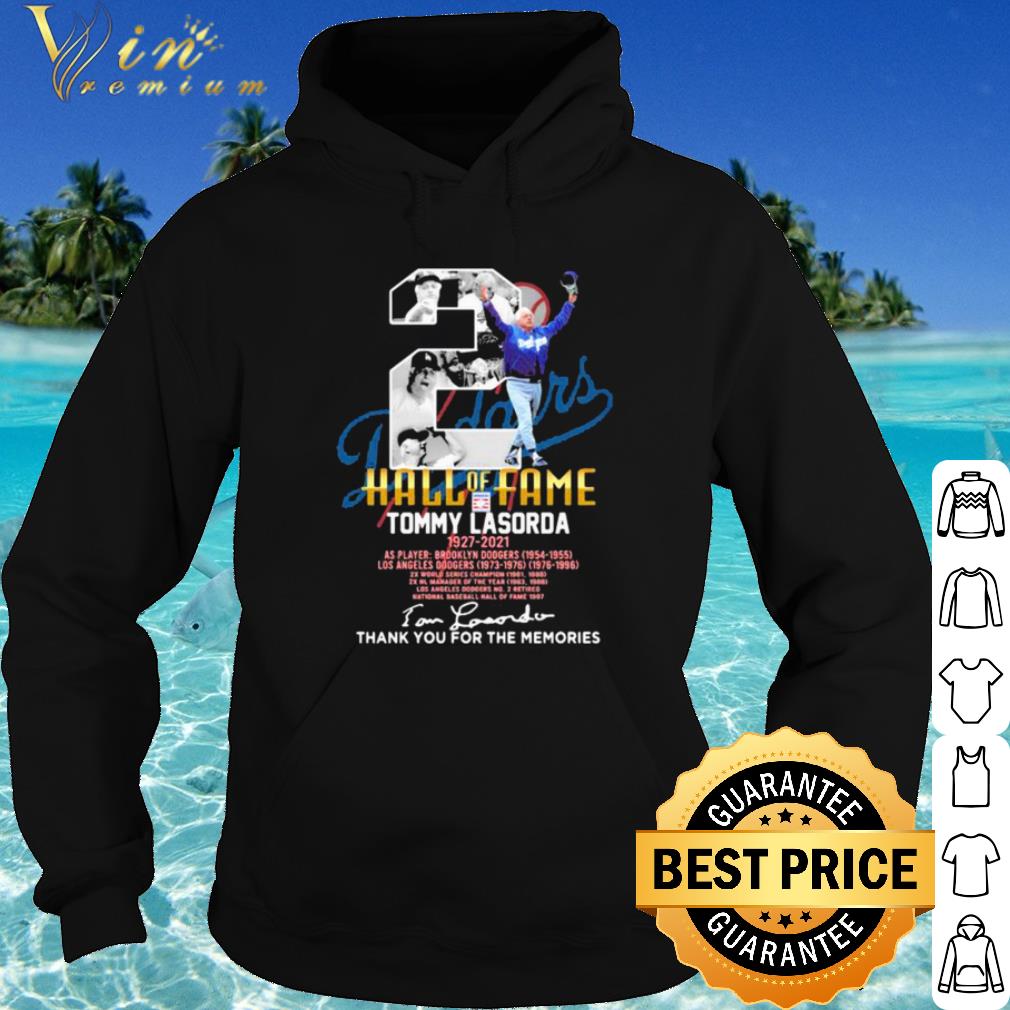 89345949 best 2 hall of fame tommy lasorda football dodgers signature shirt 4 - Best 2 Hall Of Fame Tommy Lasorda Football Dodgers Signature shirt
