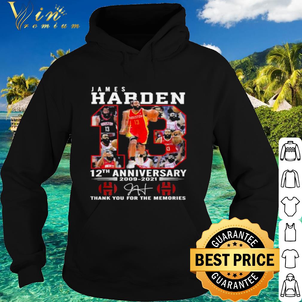 Premium James Harden 12th Anniversary 2009 2021 Thank You For The Memories shirt 8f2a2ab9 premium james harden 12th anniversary 2009 2021 thank you for the memories shirt 4 - Premium James Harden 12th Anniversary 2009 2021 Thank You For The Memories shirt