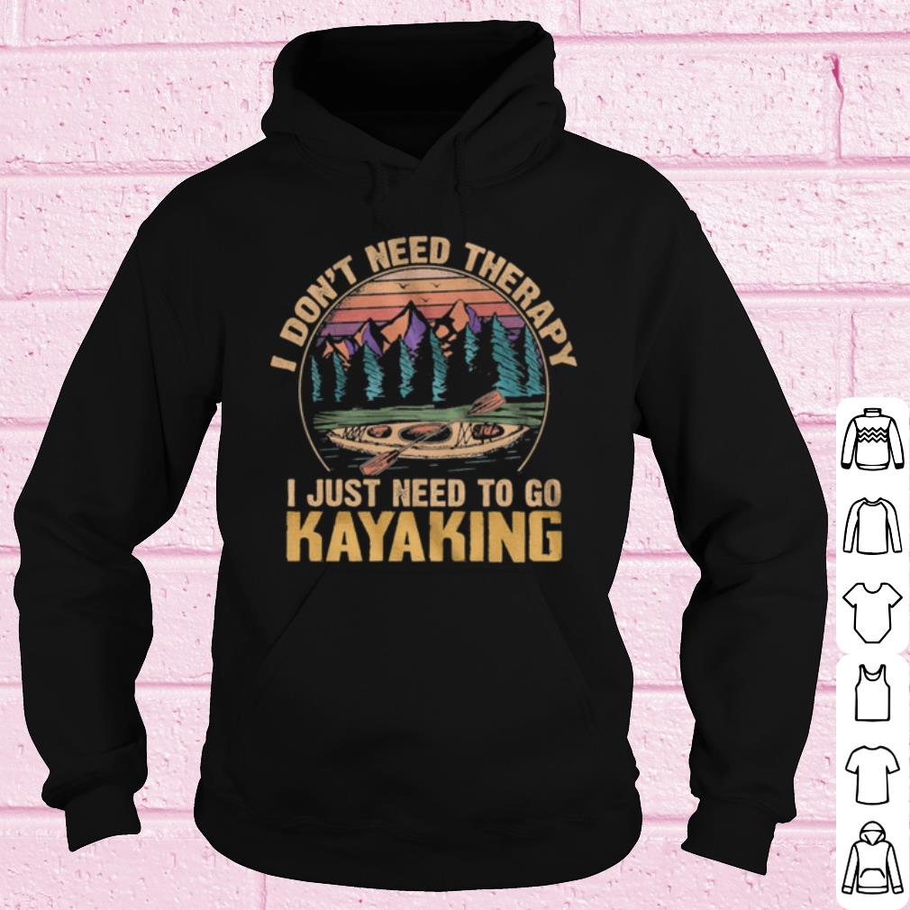 a007d51a official i dont need therapy i just need to go kayaking vintage shirt 4 - Official I Dont Need Therapy I Just Need To Go Kayaking Vintage shirt