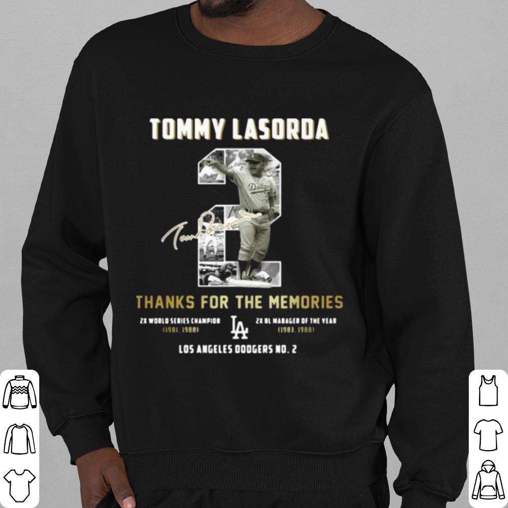 ab7be706 best tommy lasorda thanks for the memories la dodgers shirt 4 - Best Tommy Lasorda Thanks For The Memories La Dodgers shirt