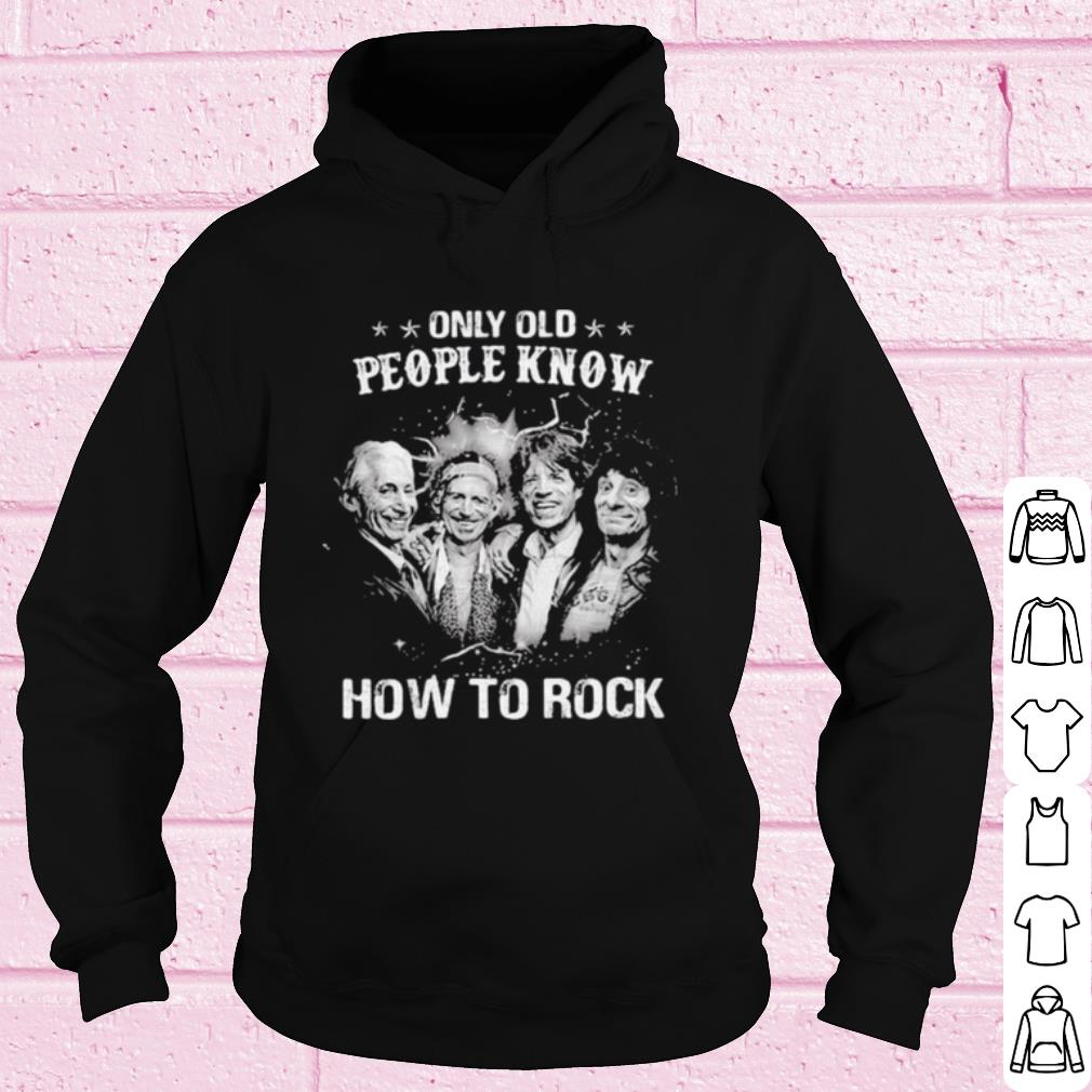cd86642b official only old people know how to rock band music shirt 4 - Official Only Old People Know How To Rock Band Music shirt