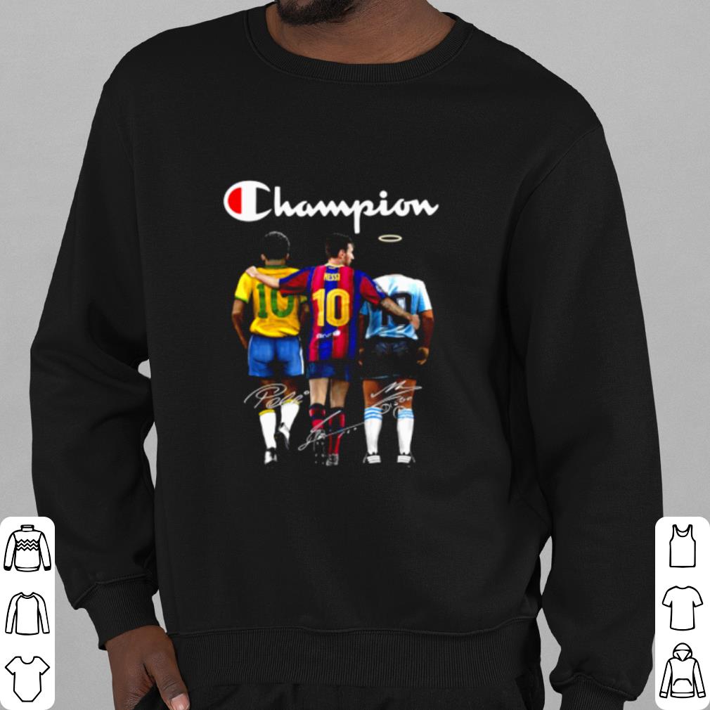 d5987344 best champion pele messi maradona signature shirt 4 - Best Champion Pele Messi Maradona Signature shirt