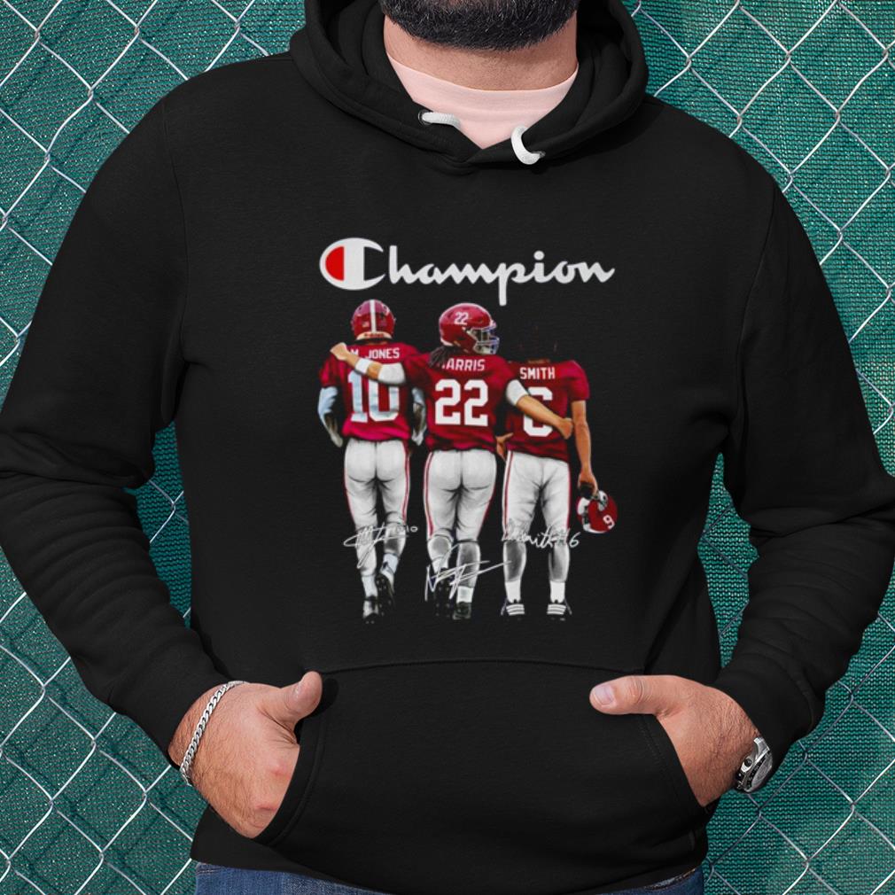 d8993052 best crimson tide alabama champions jones harris smith signature shirt 4 - Best Crimson Tide Alabama Champions Jones Harris Smith Signature shirt