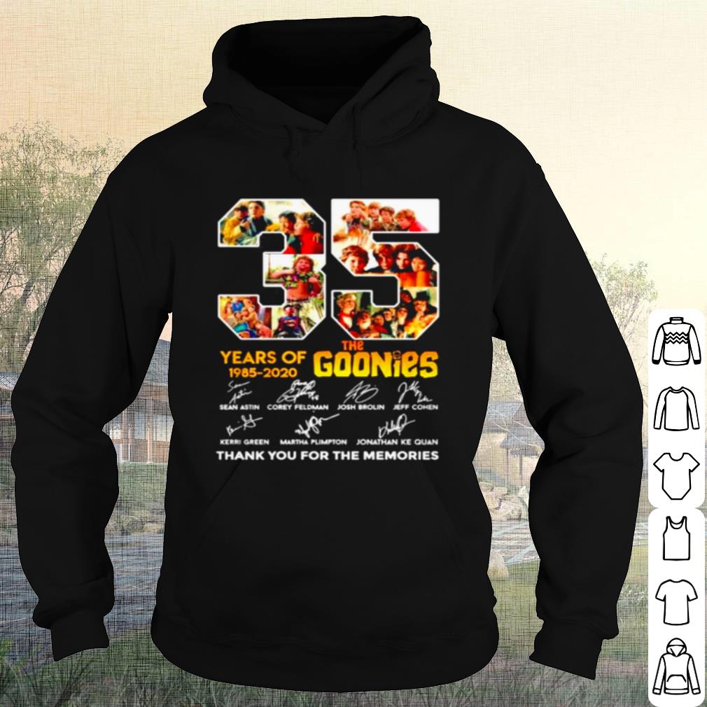 Nice 35 Years Of The Goonies 1985 2020 Thank You For The Memories shirt db2c3b17 nice 35 years of the goonies 1985 2020 thank you for the memories shirt 4 - Nice 35 Years Of The Goonies 1985 2020 Thank You For The Memories shirt