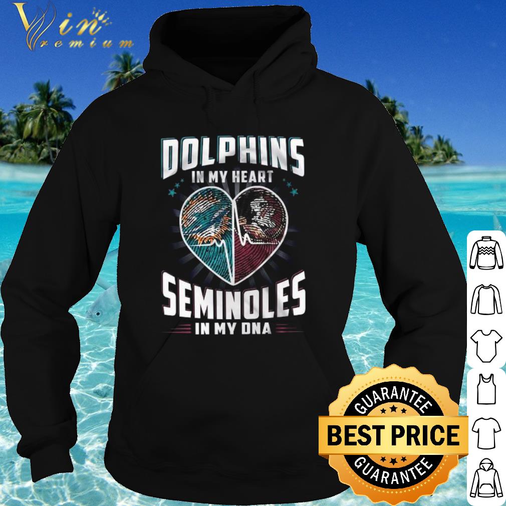 f99510c5 nice dolphins in my heart seminoles in my dna shirt 4 - Nice Dolphins In My Heart Seminoles In My DNA shirt
