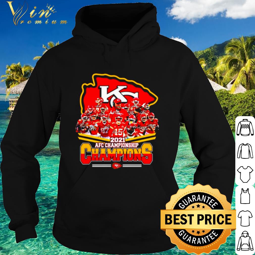 fdab70c4 premium kansas city chiefs 2021 afc championship champions signatures shirt 4 - Premium Kansas City Chiefs 2021 Afc Championship Champions Signatures shirt