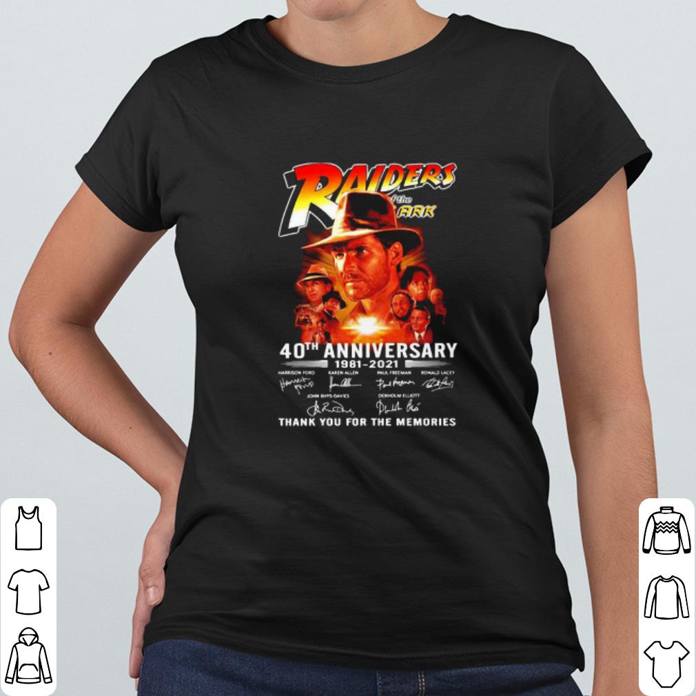 Official 40 Years Of Raiders Of The Ark 1981 2021 Thank You For The Memories shirt fe8cd4b8 official 40 years of raiders of the ark 1981 2021 thank you for the memories shirt 4 - Official 40 Years Of Raiders Of The Ark 1981 2021 Thank You For The Memories shirt