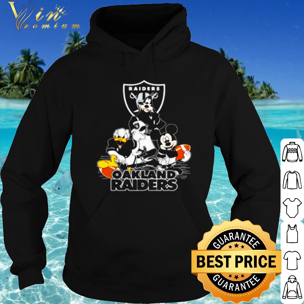 5407bd59 nice mickey mouse donald duck and goofy with oakland raiders sport shirt 4 - Nice Mickey Mouse Donald Duck And Goofy With Oakland Raiders Sport shirt