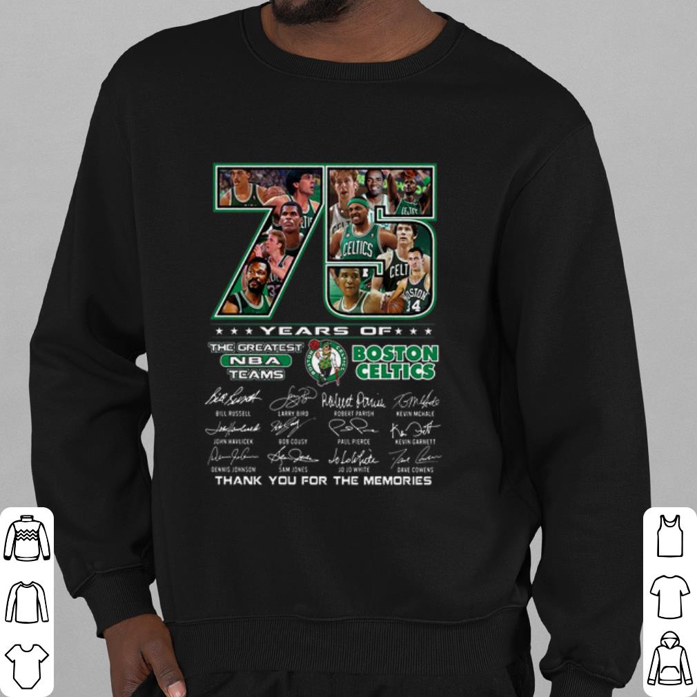 Top 75 Years Of The Greatest NBA Teams Boston Celtics Member Signatures shirt cf6bb9f4 top 75 years of the greatest nba teams boston celtics member signatures shirt 4 - Top 75 Years Of The Greatest NBA Teams Boston Celtics Member Signatures shirt