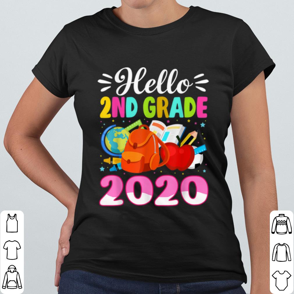 e0cf8697 premium kids hello second grade 2020 shirt 4 - Premium Kids Hello Second Grade 2020 shirt