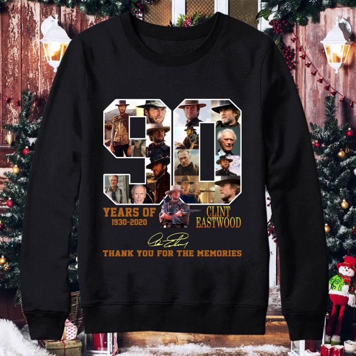 Awesome 90 Years Clint Eastwood Of 1930-2020 Signature shirt 174ad575 90 years clint eastwood of 1930 2020 signature shirt 4 - Awesome 90 Years Clint Eastwood Of 1930-2020 Signature shirt