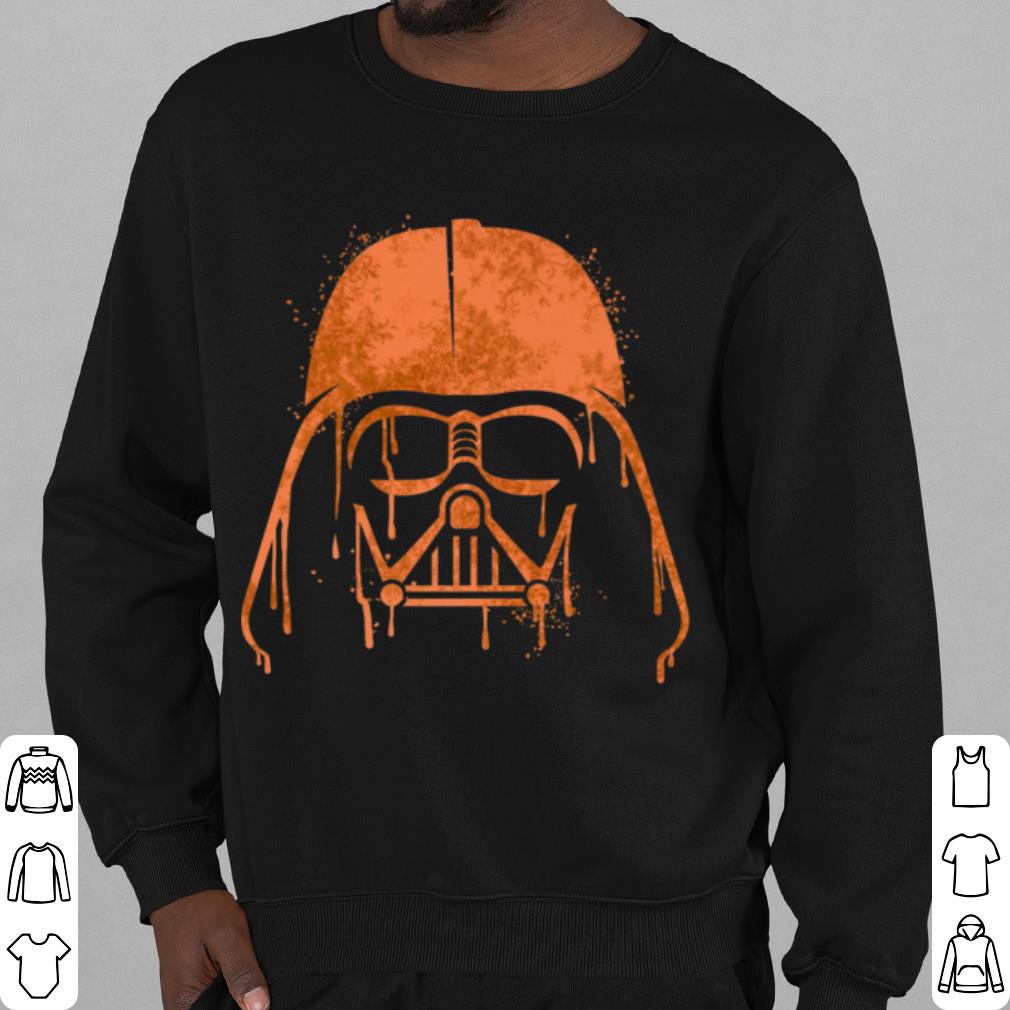 Official Star Wars Darth Vader Orange Helmet Drip shirt 1b7d7057 official star wars darth vader orange helmet drip shirt 4 - Official Star Wars Darth Vader Orange Helmet Drip shirt
