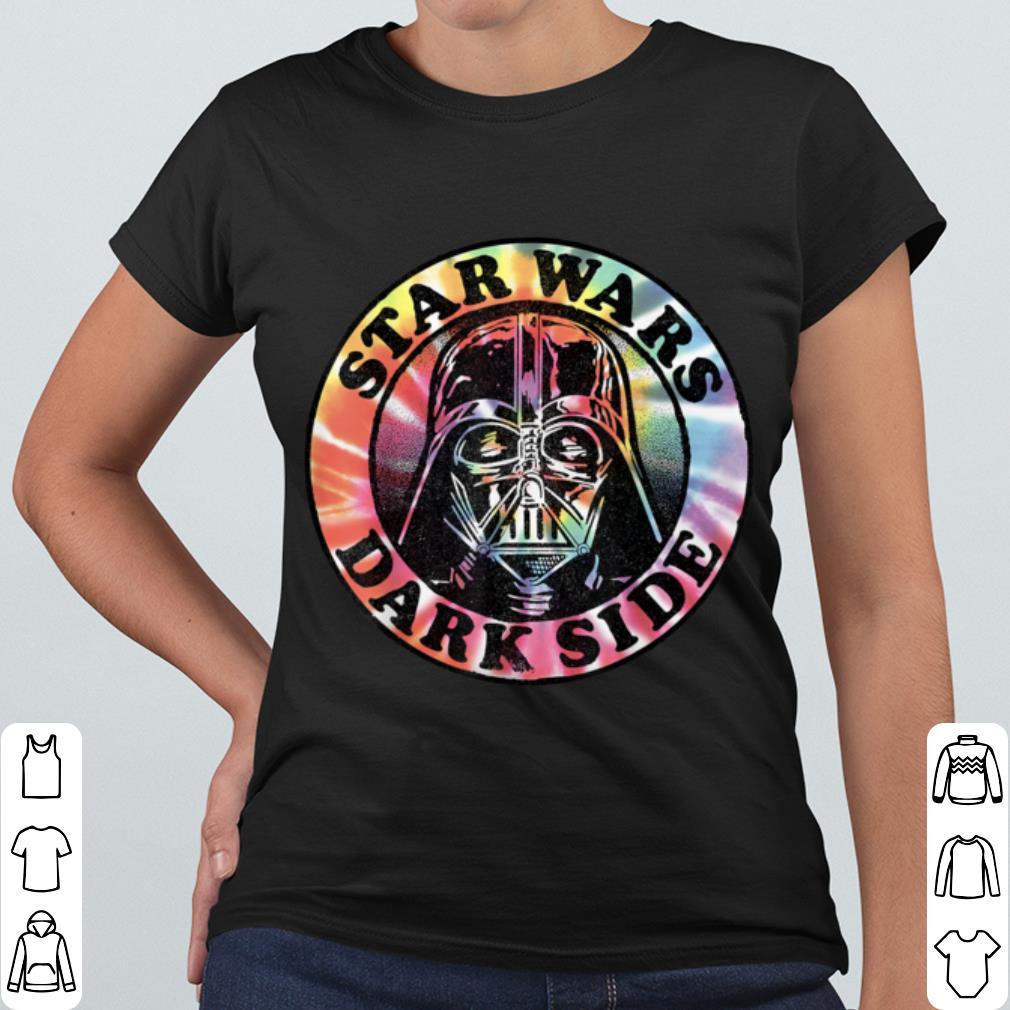 1d4a7a60 star wars darth vader dark side tie dye circle portrait shirt 4 - Star Wars Darth Vader Dark Side Tie-Dye Circle Portrait shirt