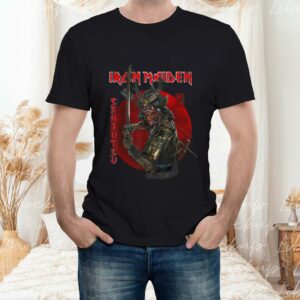Awesome Iron Maiden SENJUTSU Eddie Red Circle T-Shirt