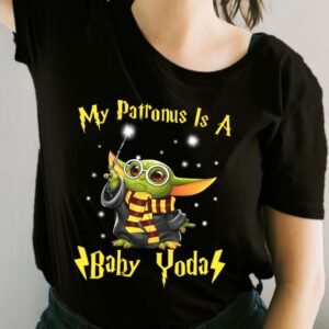 Baby yoda T-Shirt, My Patronus Is A Baby Yoda Shirt, Baby Yoda Family For Fan Shirt