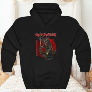 Awesome Iron Maiden SENJUTSU Eddie Red Circle T-Shirt 3