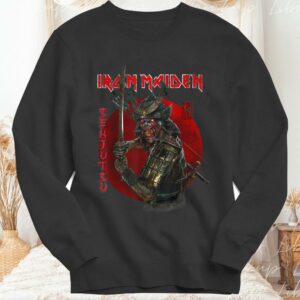 Awesome Iron Maiden SENJUTSU Eddie Red Circle T-Shirt 2