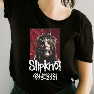 Joey Jordison 1975 2021 T-shirt Knot Slip Rip Joey Jordison Legend For Fan Shirt 1