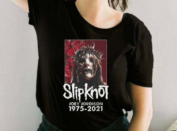 Joey Jordison 1975 2021 T-shirt Knot Slip Rip Joey Jordison Legend For Fan Shirt