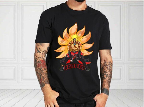 Naruto Transforms Into A Nine Tailed Fox Shirt, Kurama Nine Tail Fox For Fan Shirt