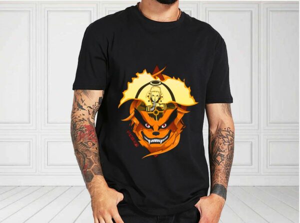 Naruto and Kurama Nine Tail Fox Inspired For Fan Shirt