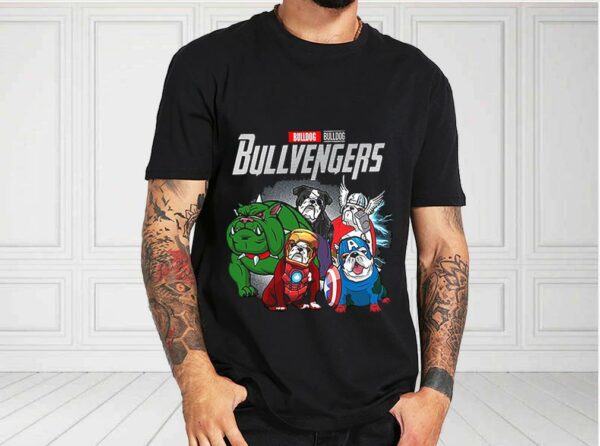 Pitbull Avengers Shirt, Marvel Avengers Bulldog Bull Avengers T-Shirt, Bull Dog Shirt, Avengers Hero For Fan Shirt