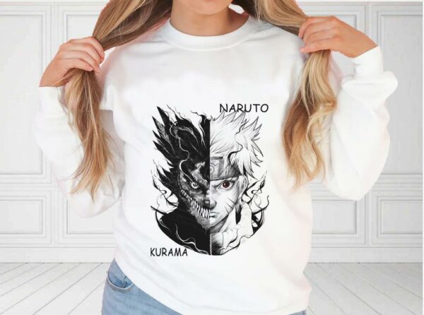 Uzumaki Naruto And Kurama Shirt, Naruto Shirt, Kurama Shirt, For Fan Shirt