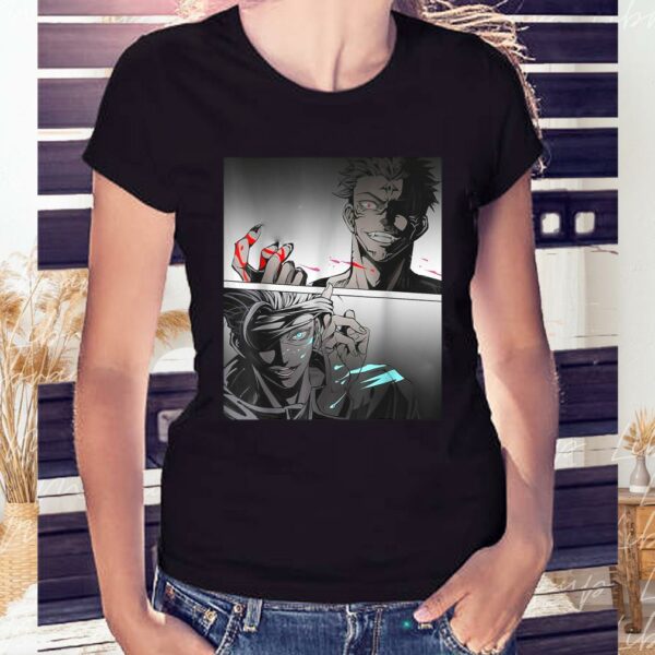 Awesome Gojos Satorus vs Sukunas Jujutsus Kaisens T-Shirt