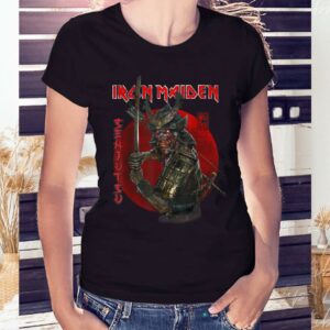 Awesome Iron Maiden SENJUTSU Eddie Red Circle T-Shirt