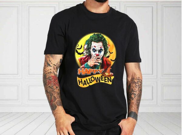 Joker Joaquin Phoenix Happy Halloween Shirt, Joker Halloween Shirt, Halloween Joker Joaquin Phoenix For Fan Shirt