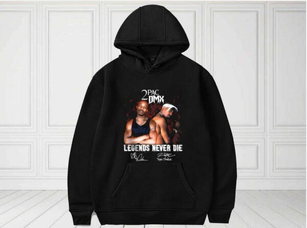 2Pac DMX Legends Never Die Shirt, DMX Shirt, DMX Rapper For Fan Shirt