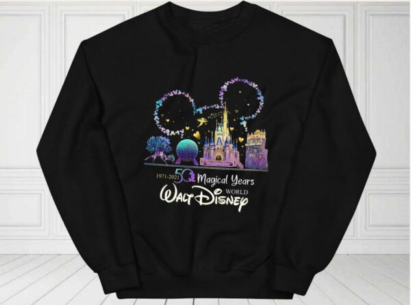 50th Anniversary Walt Disney World 1971-2021 Shirt, Mickey Mouse Ears For Fan Shirt