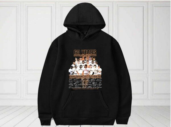 63 Years 1958-2021 San Francisco Giants Thank You For The Memories Shirt, San Francisco Giants For Fan Shirt