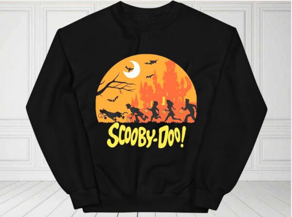 Scooby Doo Moon Happy Halloween Shirt, Happy Halloween Scooby Doo Moon For Fan Shirt