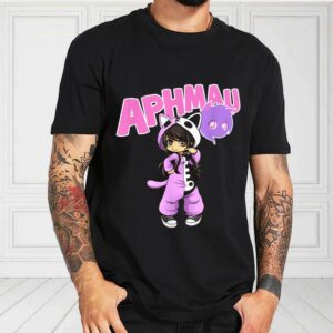 Aphmau Shirt, Aphmau Kawaii Anime Shirt, Youtuber Top Gamers Boys Girls Novelty Gaming Game For Fan Shirt