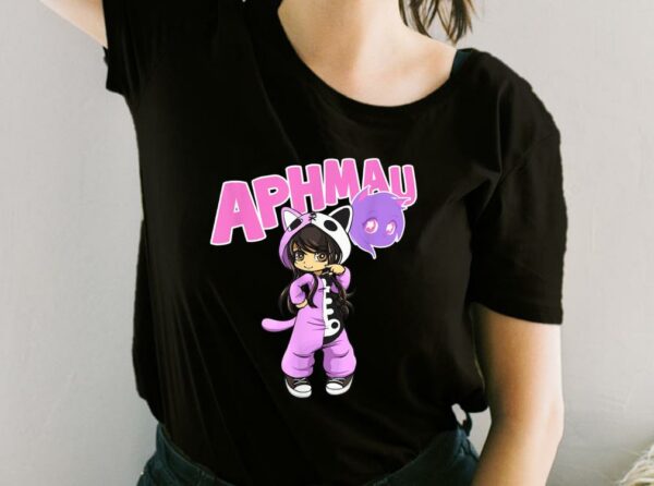 Aphmau Shirt, Aphmau Kawaii Anime Shirt, Youtuber Top Gamers Boys Girls Novelty Gaming Game For Fan Shirt