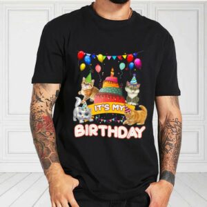 Cat Day Shirt, Cat It's My Birthday Shirt, It's My Birthday Cat For Fan Shirt
