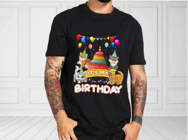 Cat Day Shirt, Cat It's My Birthday Shirt, It's My Birthday Cat For Fan Shirt