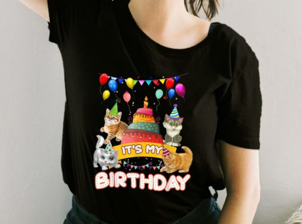 Cat Day Shirt, Cat It's My Birthday Shirt, It's My Birthday Cat For Fan Shirt